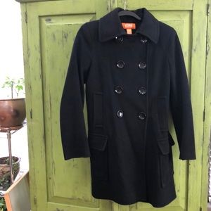 Michael Kors black wool peacoat, size 8